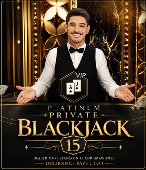 Platinum Private Blackjack 15